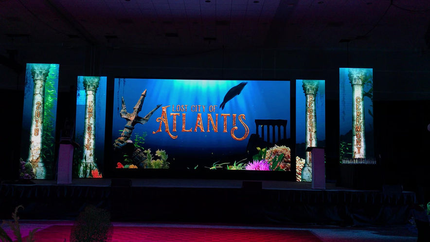 Lost City of Atlantis Animated Event Screens
